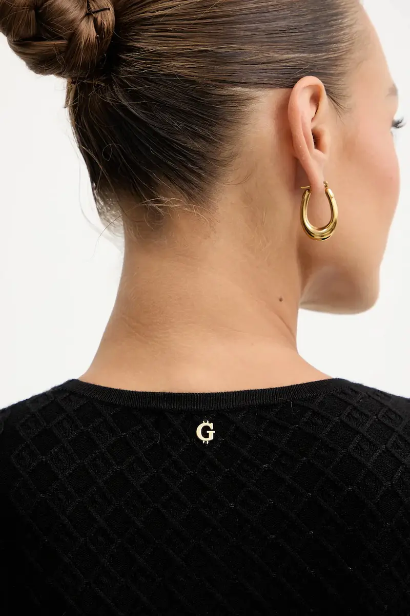 vestito HANA colore nero W5BK68 Z2YJ2 miniatura 5