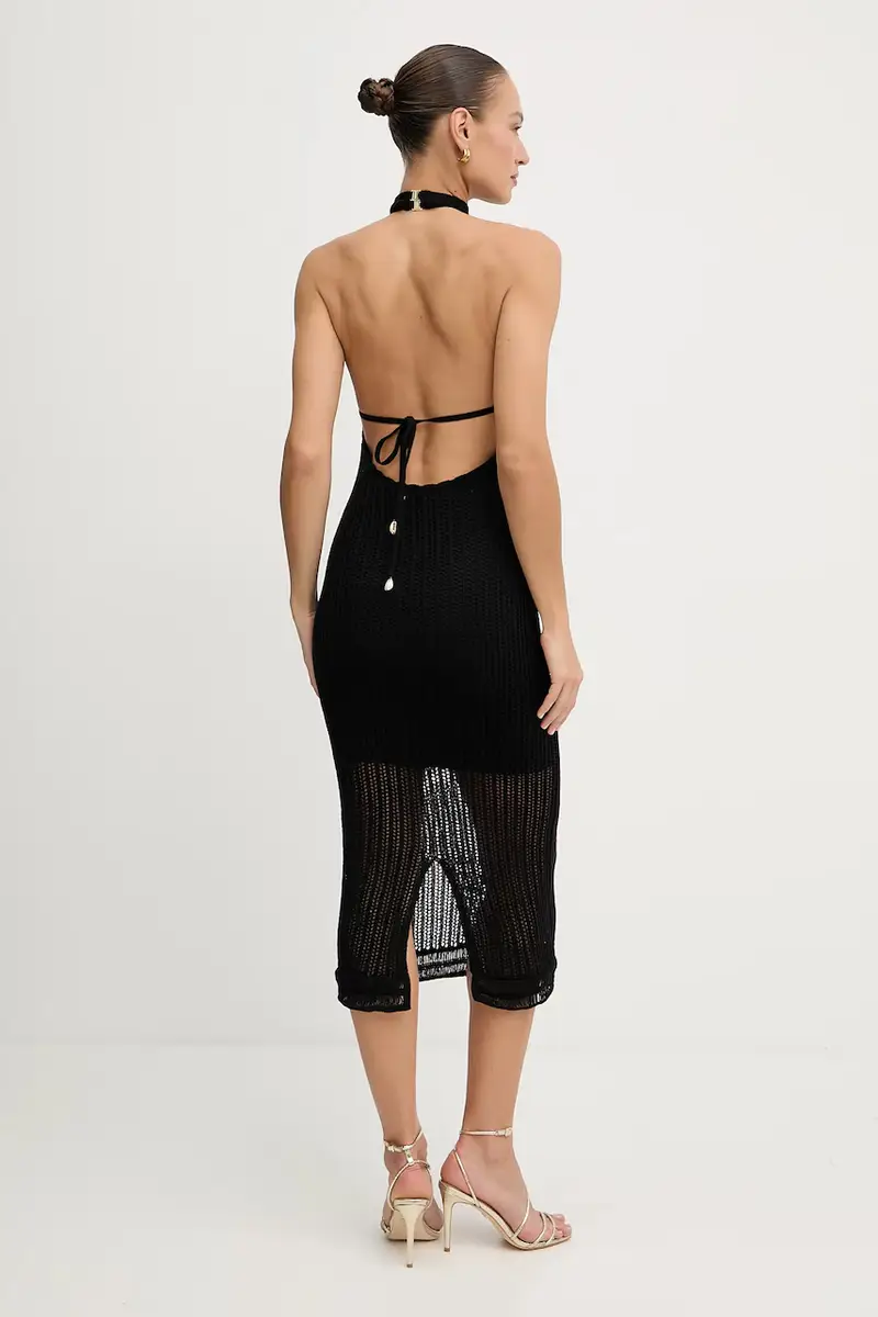 vestito in cotone MONYCA colore nero W5YK0E Z2YL1 miniatura 2