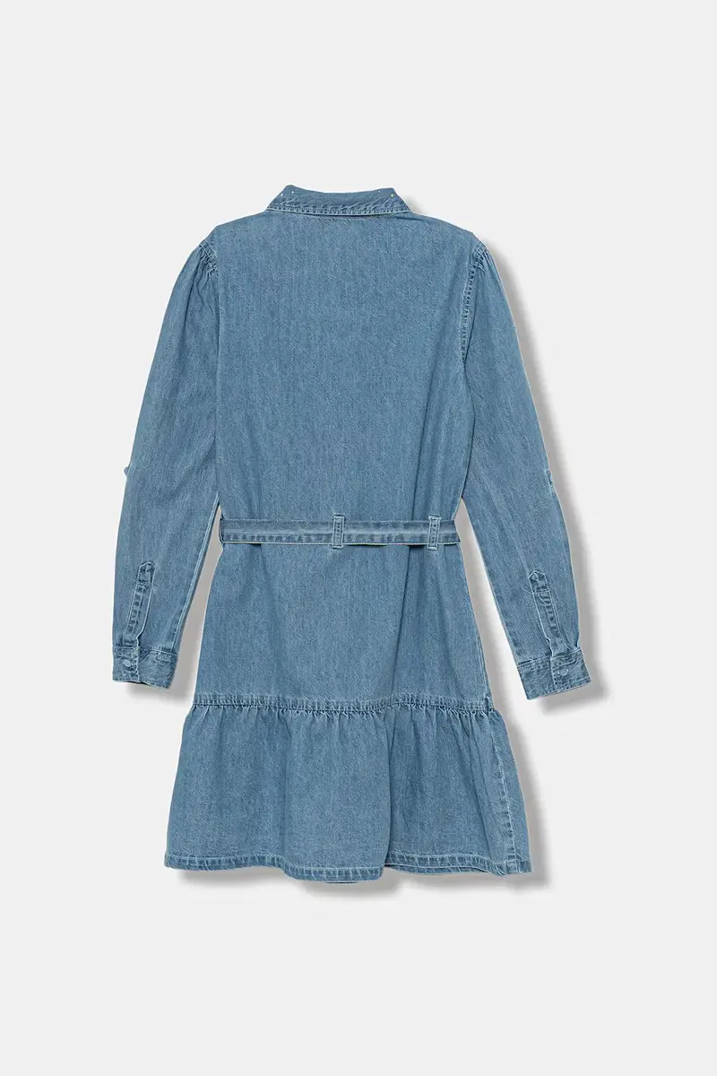 vestito jeans bambino/a colore blu J5BK09 D4EU0 miniatura 2