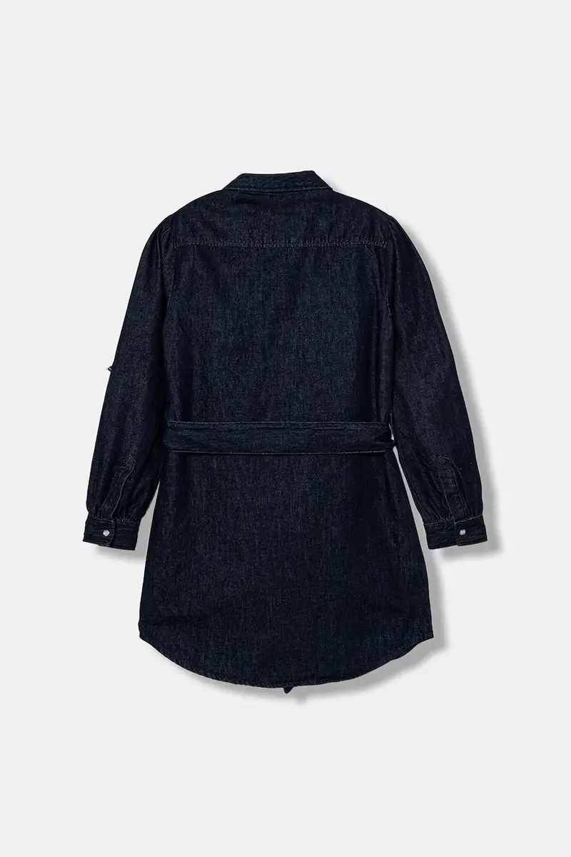 vestito jeans bambino/a colore blu navy J5BK22 D4EU0 miniatura 2