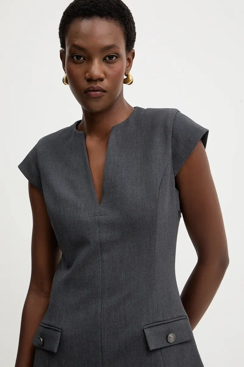 vestito JOANDRA colore grigio W5BK19 W2402 miniatura 4