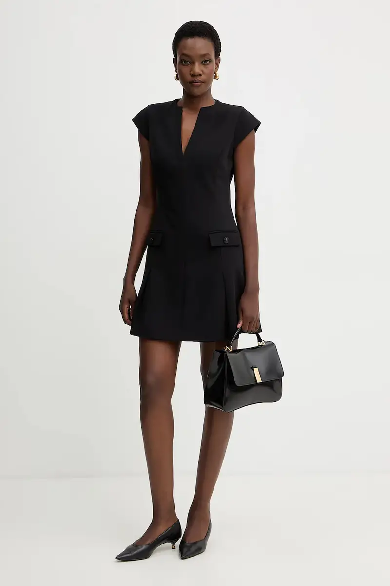 vestito JOANDRA colore nero W5BK19 W2402 miniatura 2