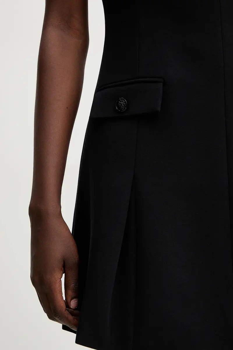 vestito JOANDRA colore nero W5BK19 W2402 miniatura 5