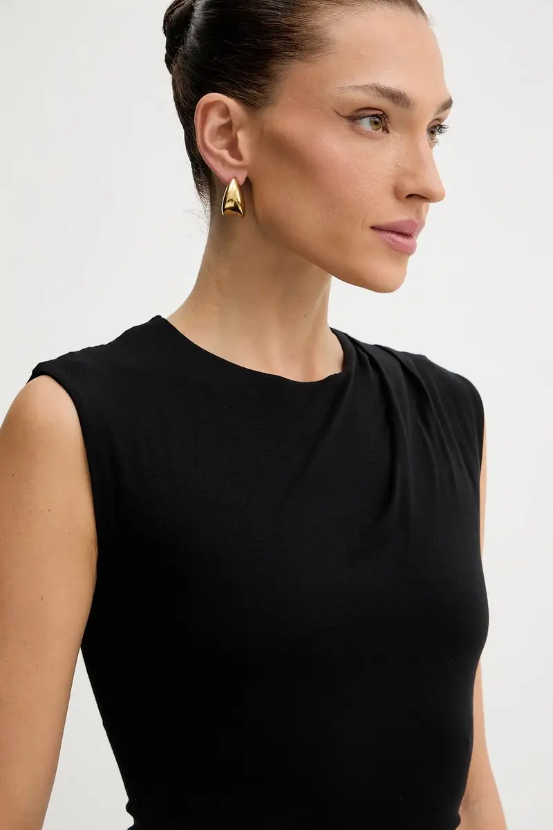 vestito JOLIE colore nero W5BK14 KC1J2 miniatura 4