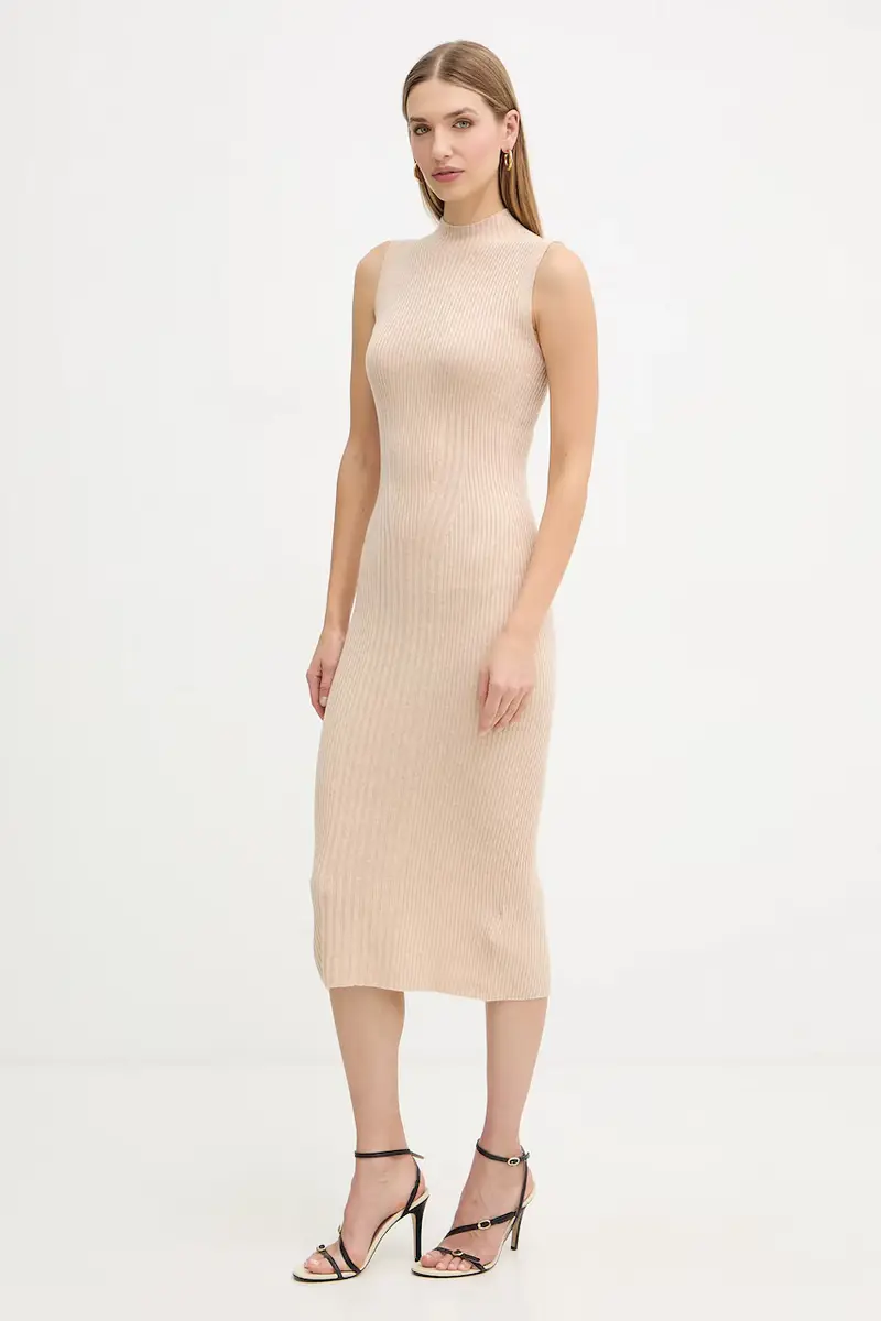 vestito JULIA colore beige W5BK23 Z3OW2 miniatura 2