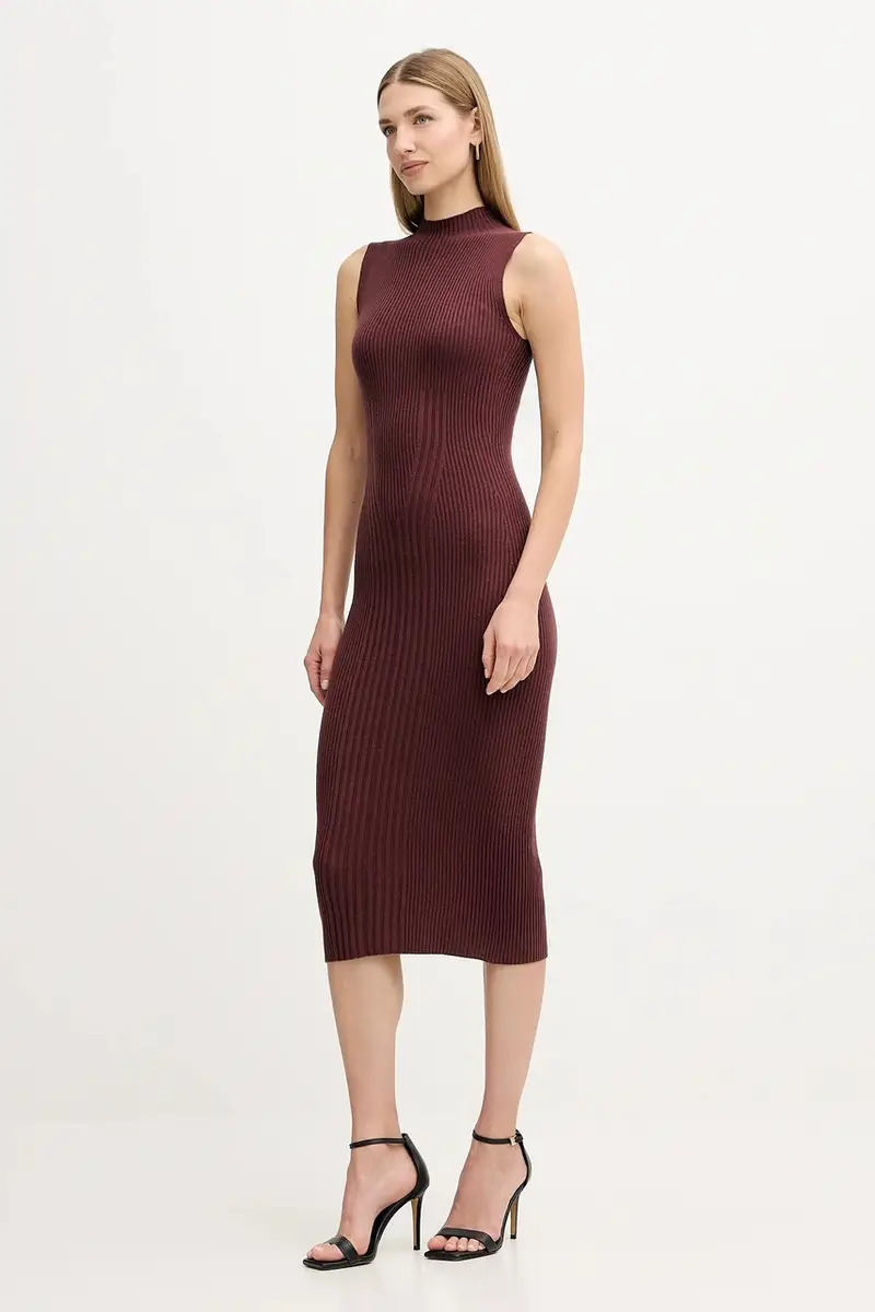 vestito JULIA colore marrone W5BK23 Z3OW2 miniatura 2