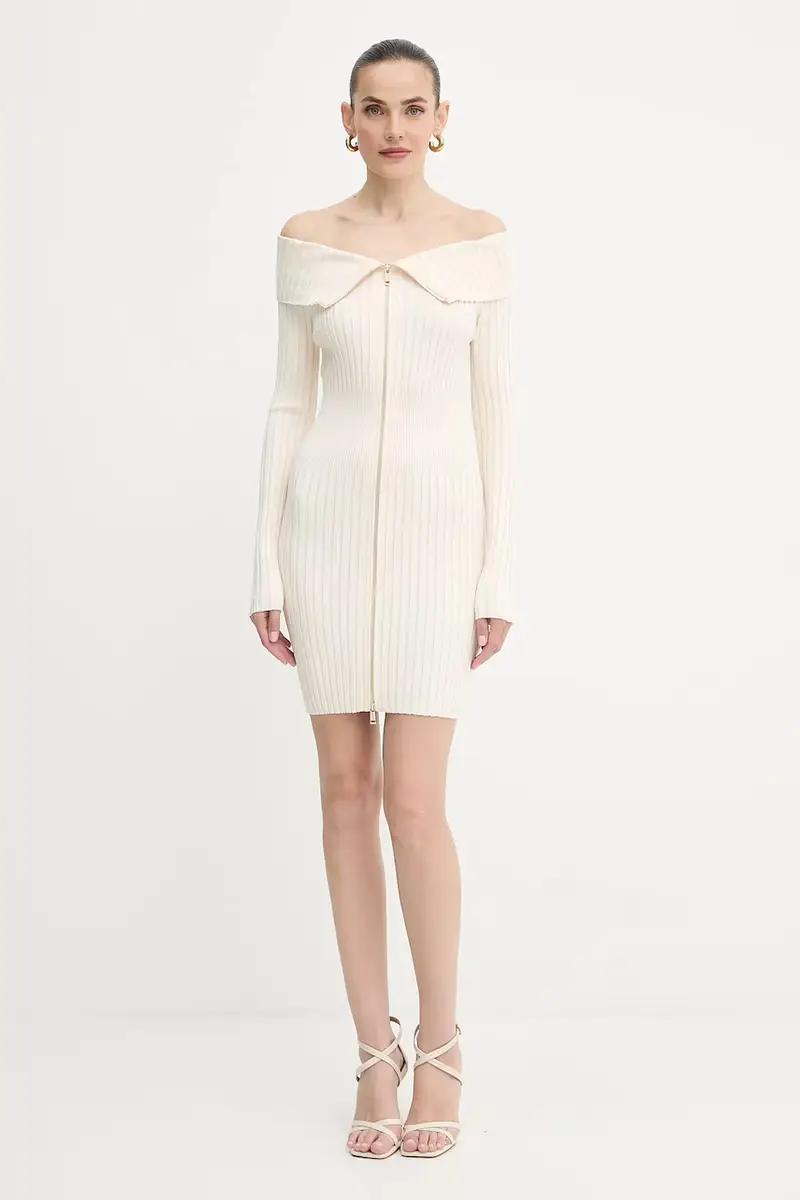 vestito KATHRYN colore beige W5YK28 Z30I2 miniatura 2