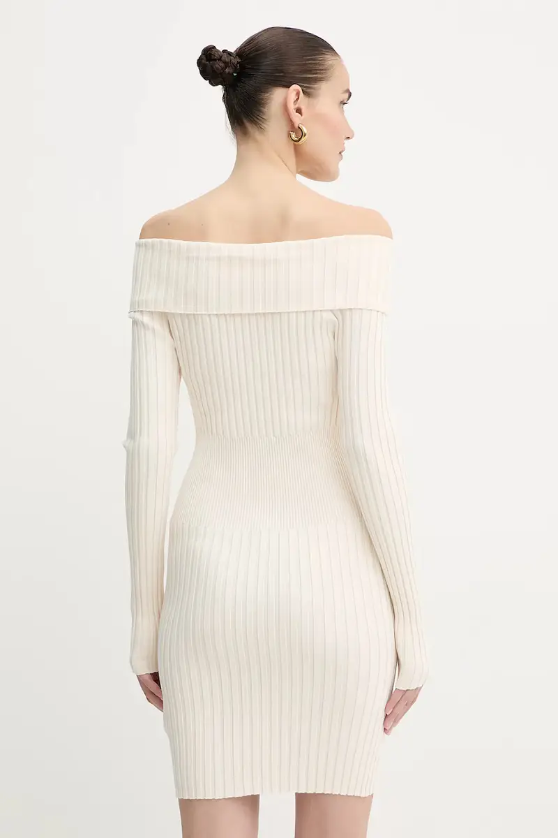 vestito KATHRYN colore beige W5YK28 Z30I2 miniatura 3