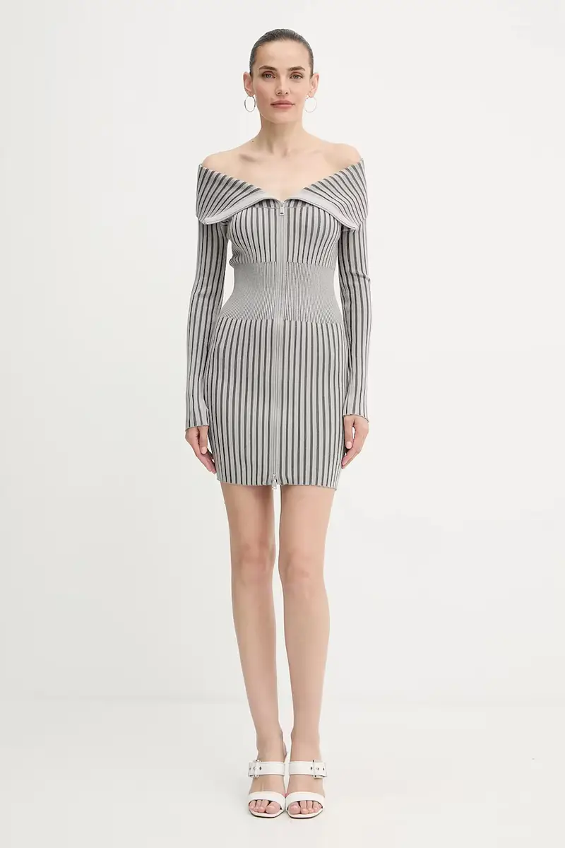 vestito KATHRYN colore grigio W5YK28 Z30I2 miniatura 2