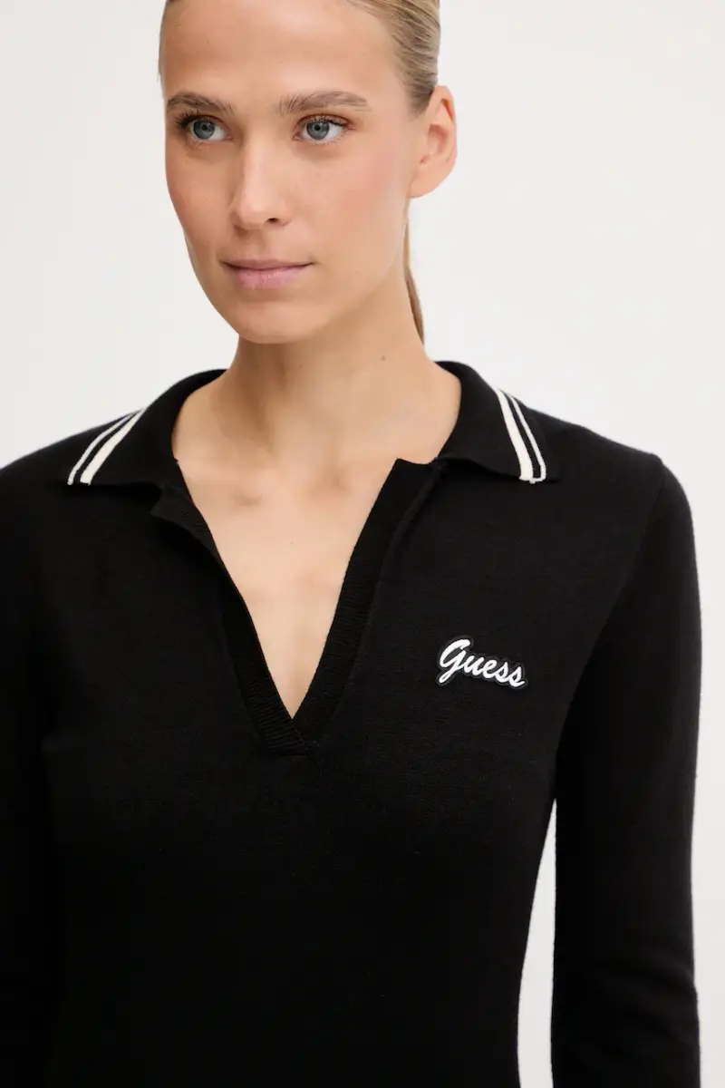 vestito LAVINIA colore nero V5BK06 Z0572 miniatura 5