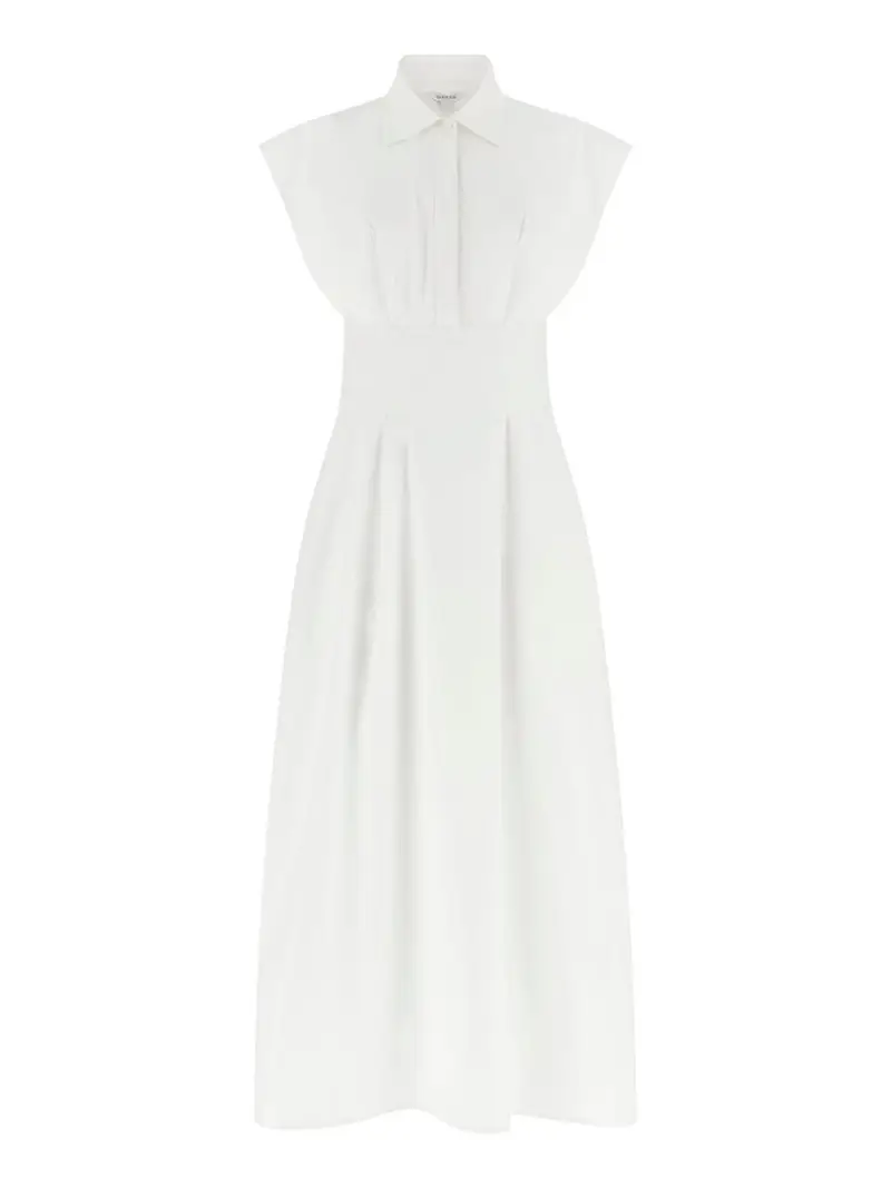 vestito longuette cherry guess da donna - bianco