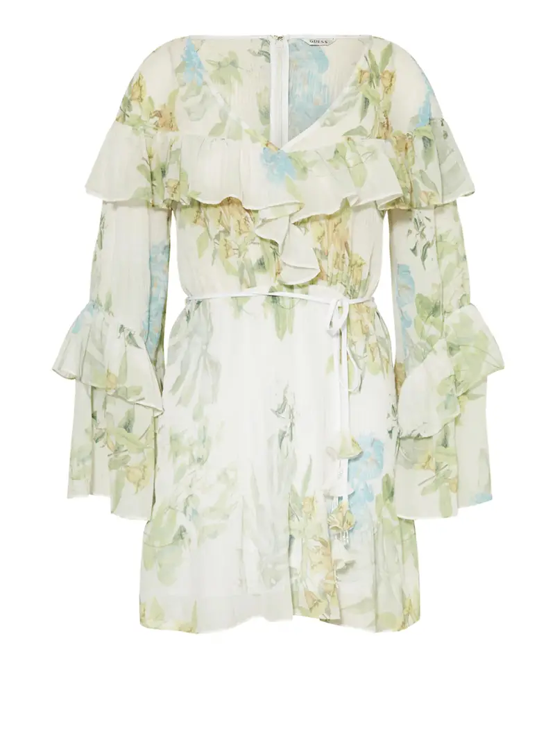 vestito mini laurence guess da donna - floreale