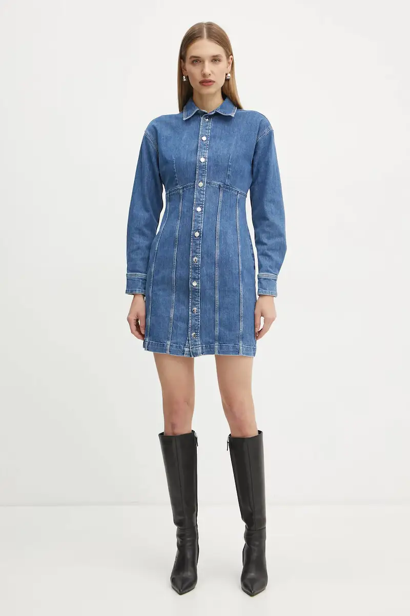 vestito MIRIA colore blu W5RK99 D4H71 miniatura 2