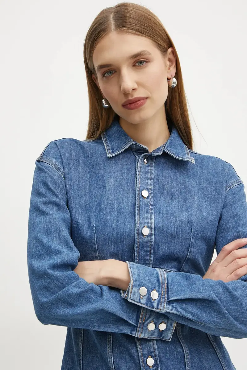 vestito MIRIA colore blu W5RK99 D4H71 miniatura 4