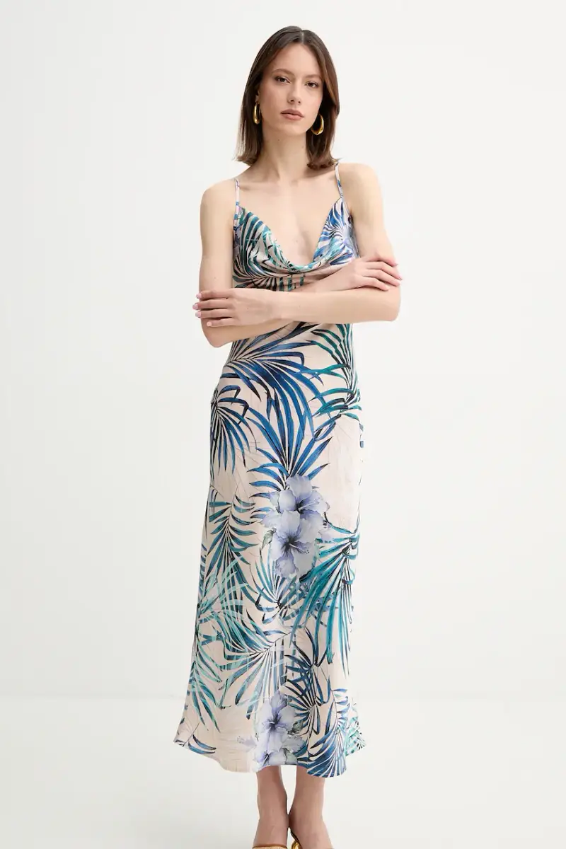 vestito NEW AKILINA colore beige W5GK85 WH9C2 miniatura 2