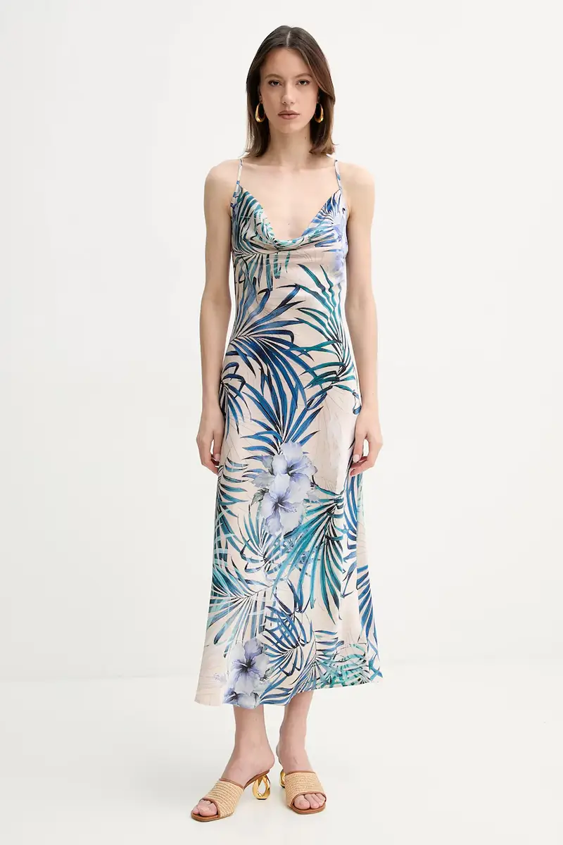 vestito NEW AKILINA colore beige W5GK85 WH9C2