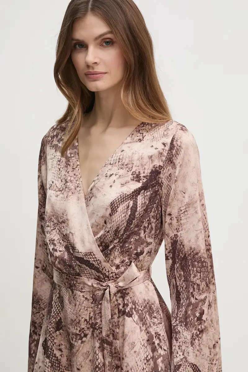 vestito NEW LAILA colore beige W5RK92 WF1T2 miniatura 4