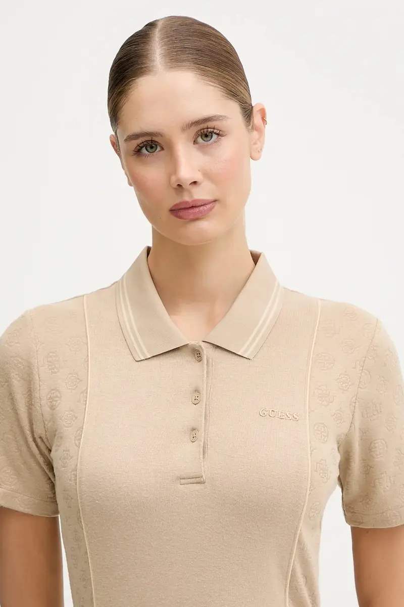 vestito PEONY colore beige V5YK00 KCX12 miniatura 4