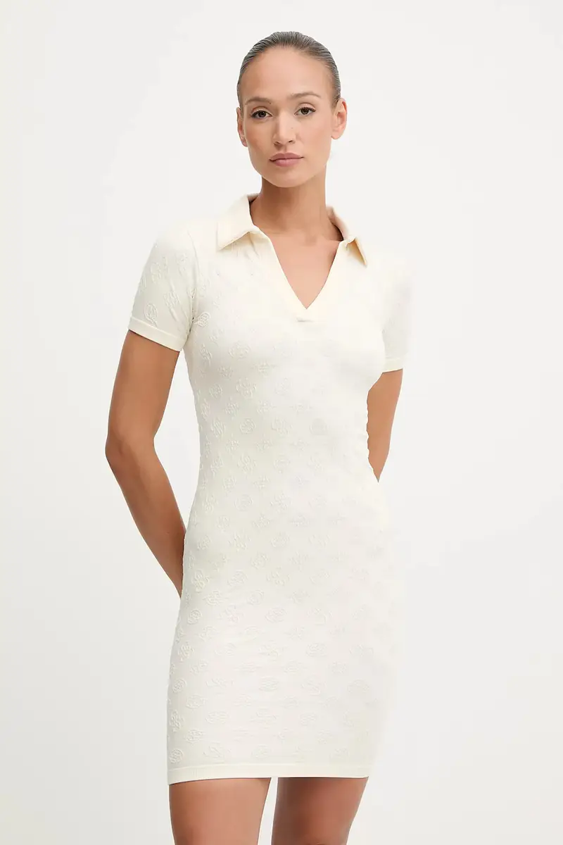 vestito PEONY colore beige V5YK05 Z3OA0 miniatura 2