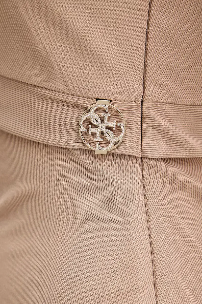 vestito PRISCA colore beige W5YK27 KAQL2 miniatura 5