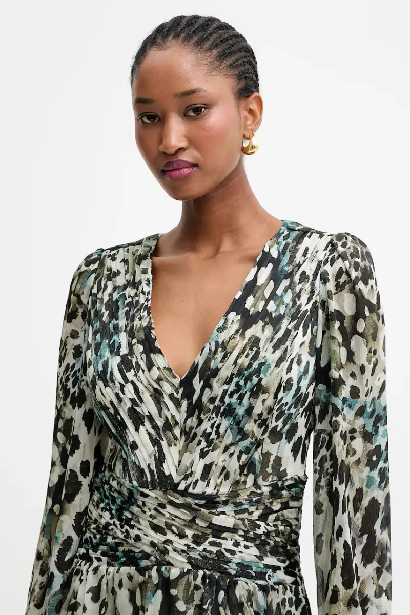 vestito ROMINA colore beige W5YK20 WDW82 miniatura 4