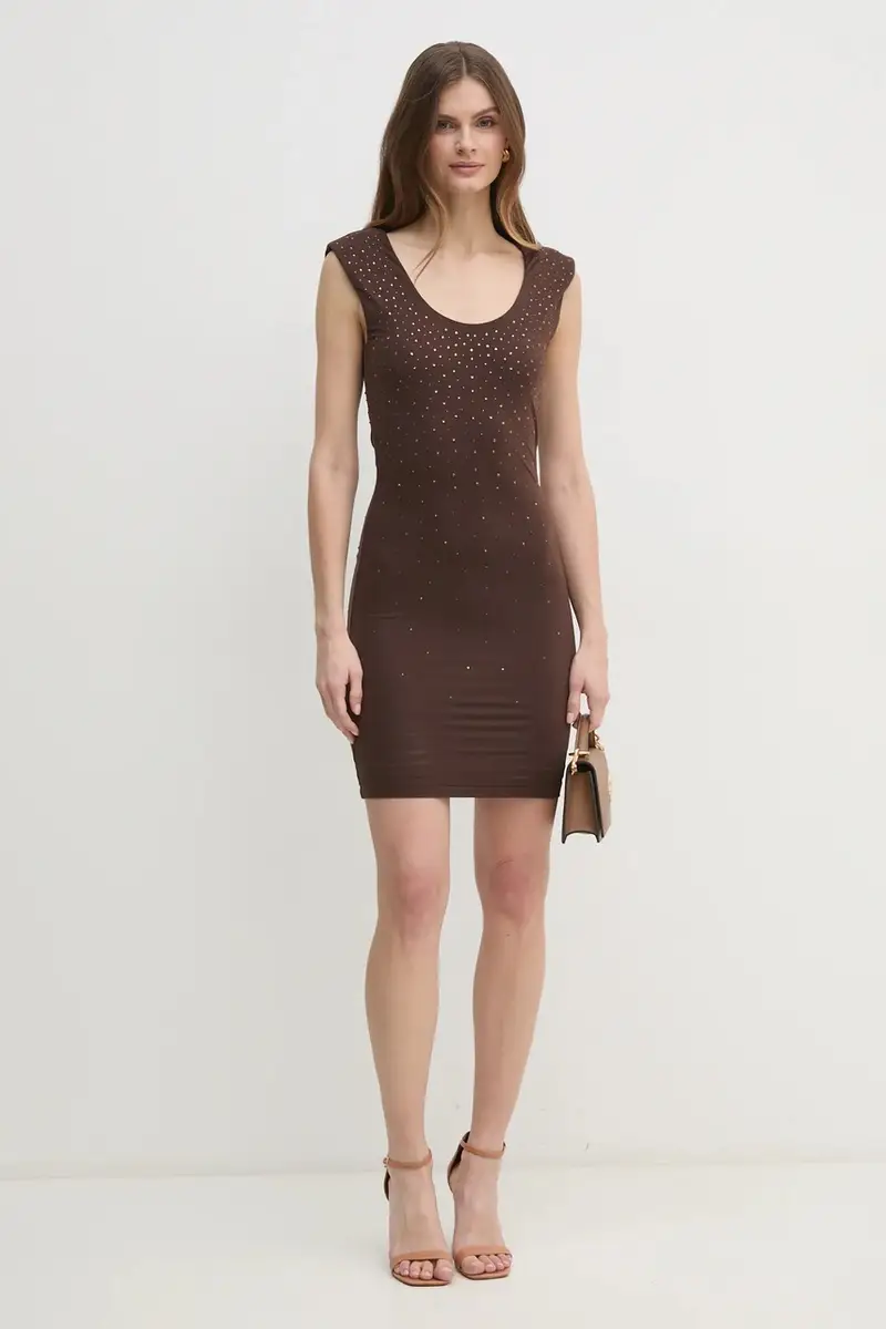 vestito ROSY colore marrone W5RK23 KCDE0 miniatura 2