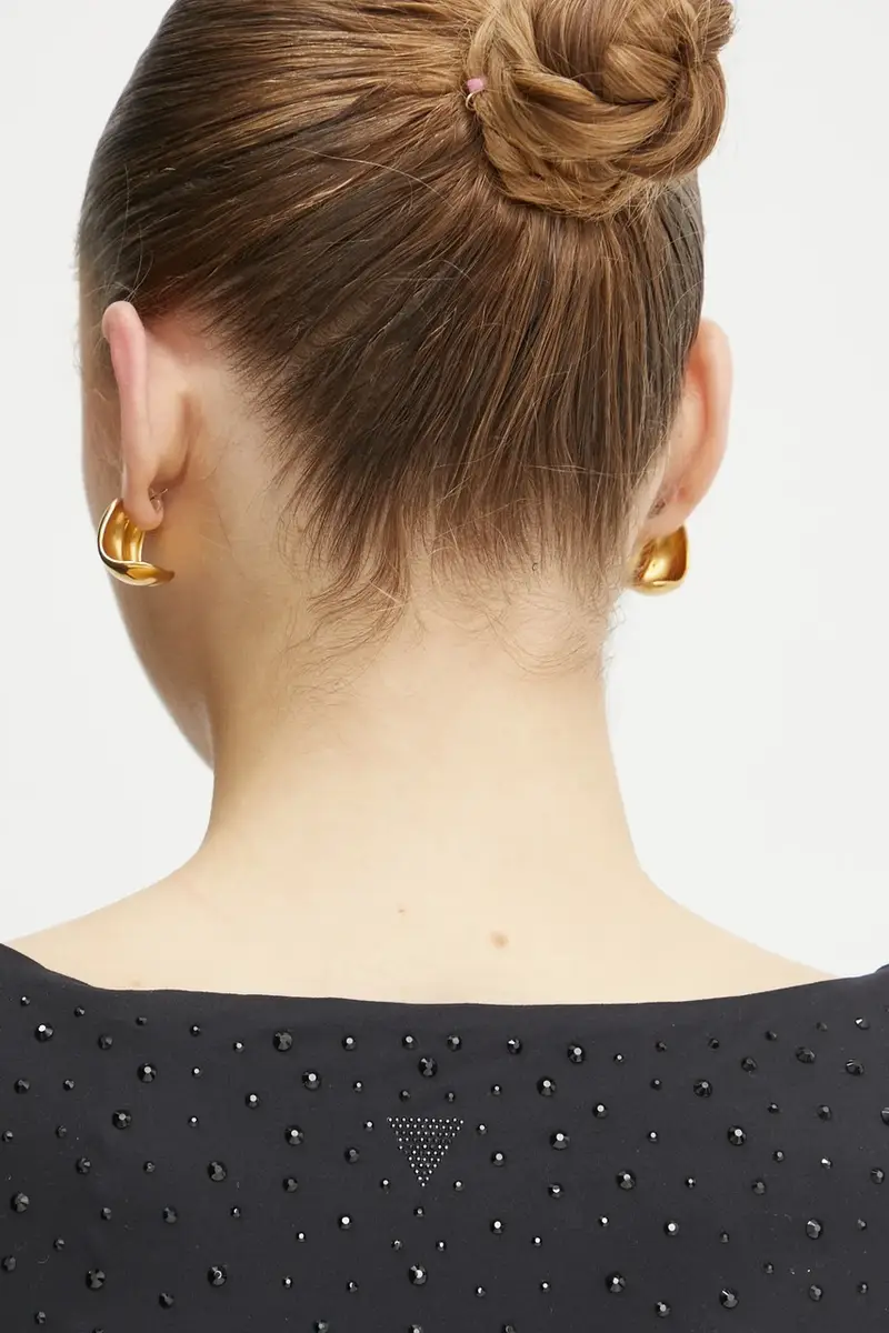 vestito ROSY colore nero W5RK23 KCDE0 miniatura 5