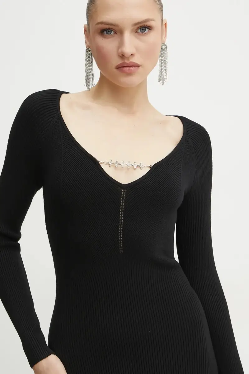 vestito SASHA colore nero W5RK07 Z2YJ2 miniatura 4