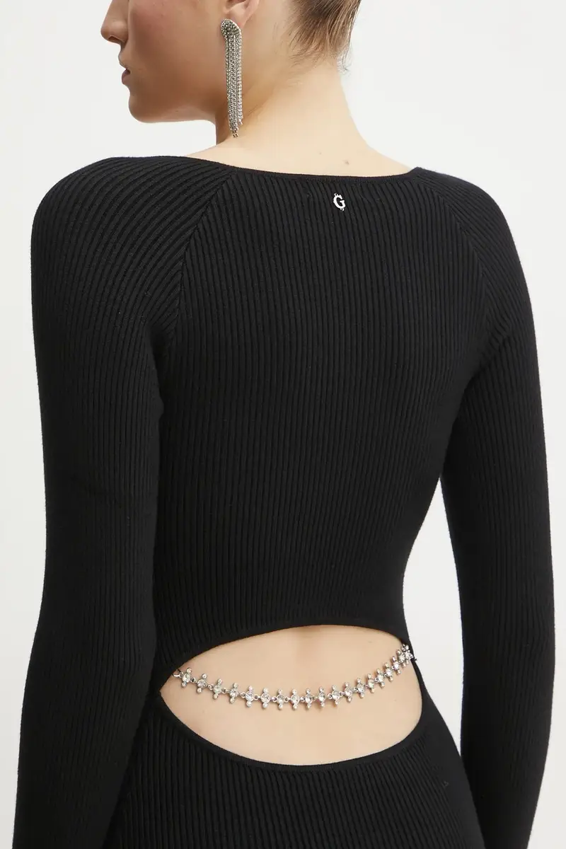 vestito SASHA colore nero W5RK07 Z2YJ2 miniatura 5