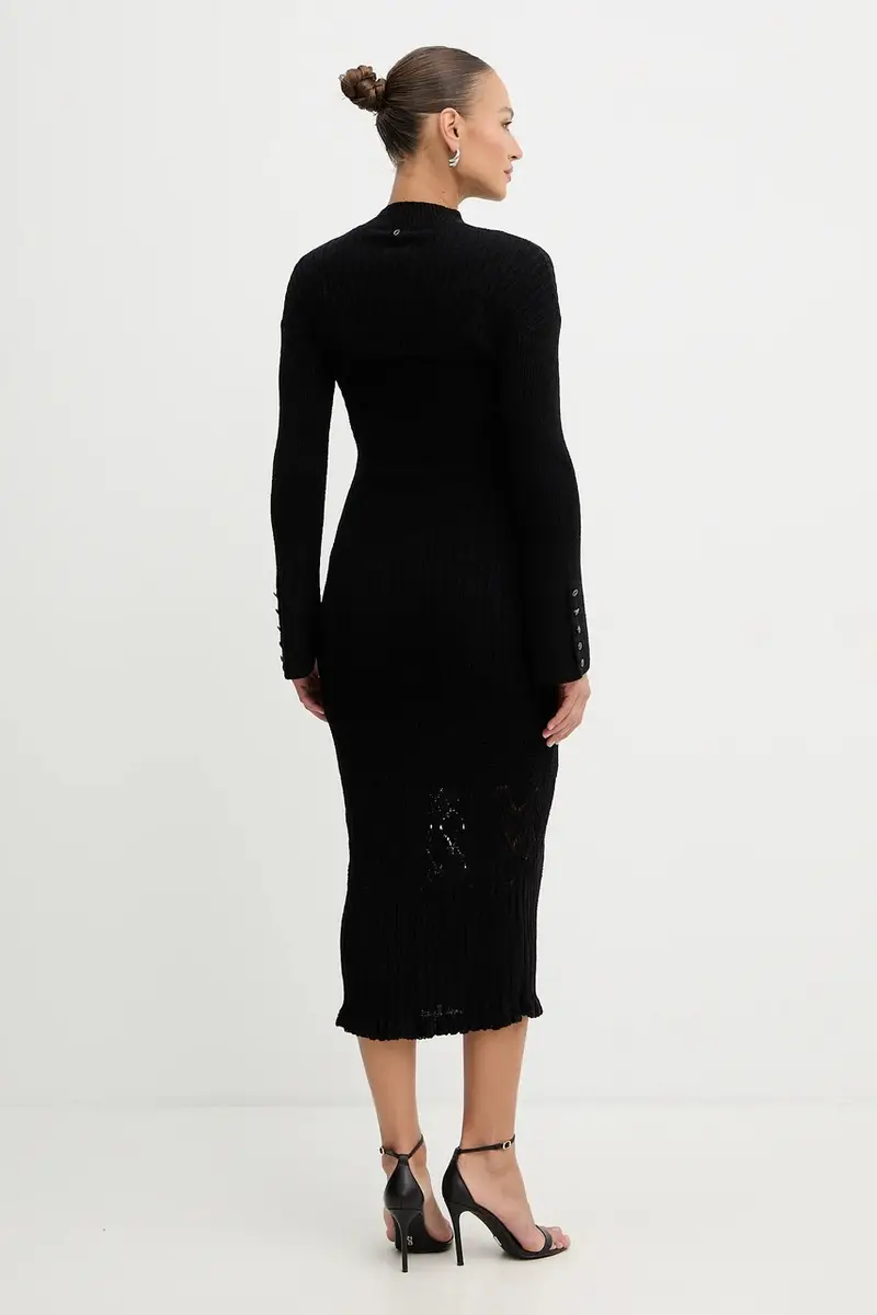 vestito SHINJU colore nero W5BK91 Z4060 miniatura 4