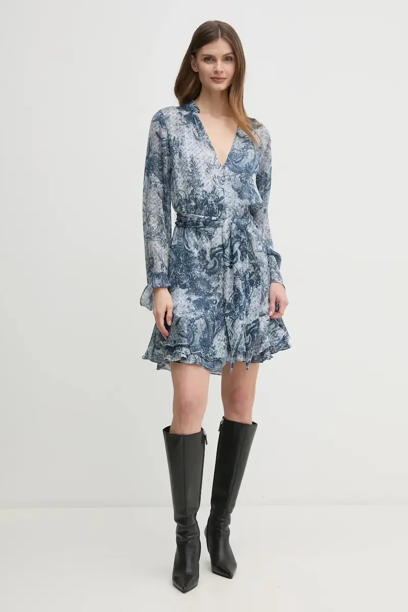 vestito SIBILLA colore blu W5RK35 WDW82 miniatura 2