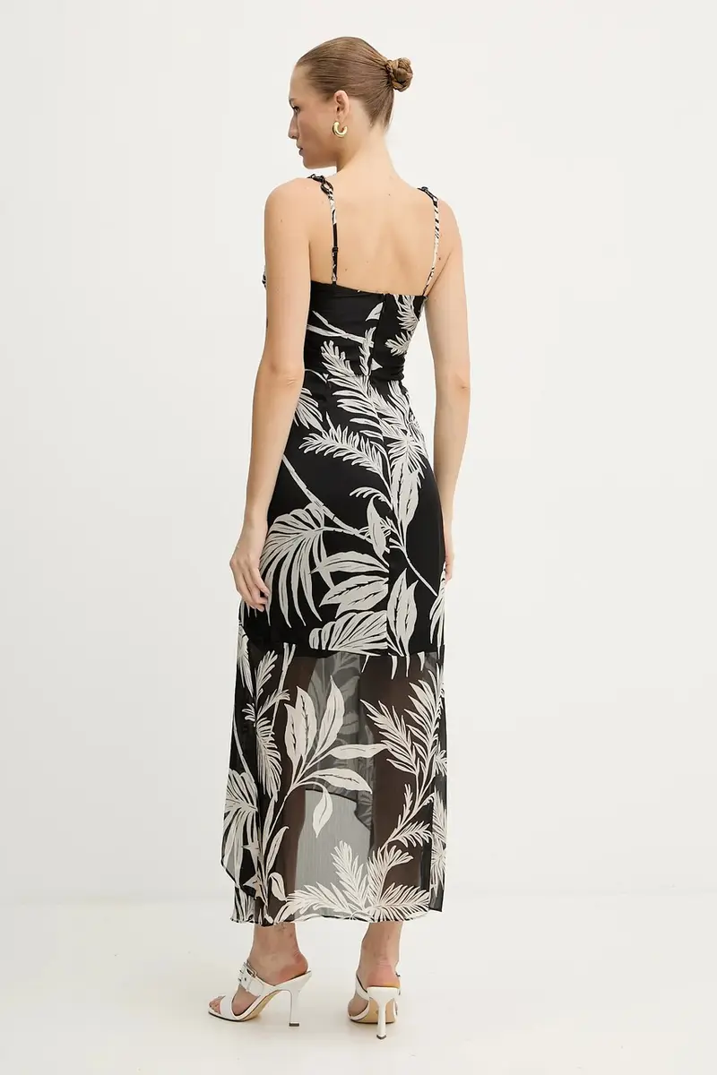 vestito STACIE colore nero W5YK64 WCWF2 miniatura 2