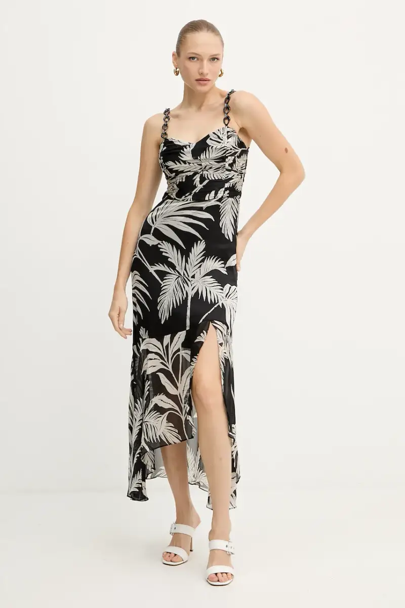 vestito STACIE colore nero W5YK64 WCWF2 miniatura 3