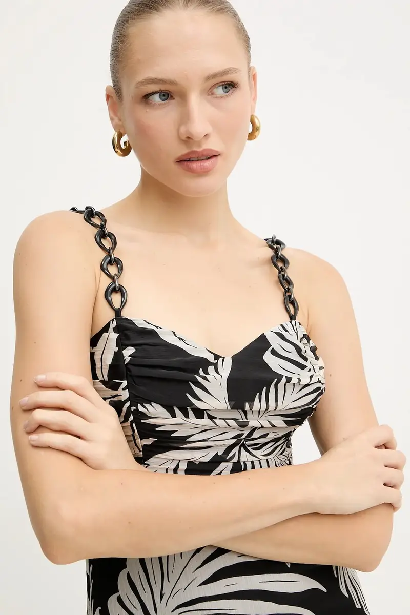 vestito STACIE colore nero W5YK64 WCWF2 miniatura 4