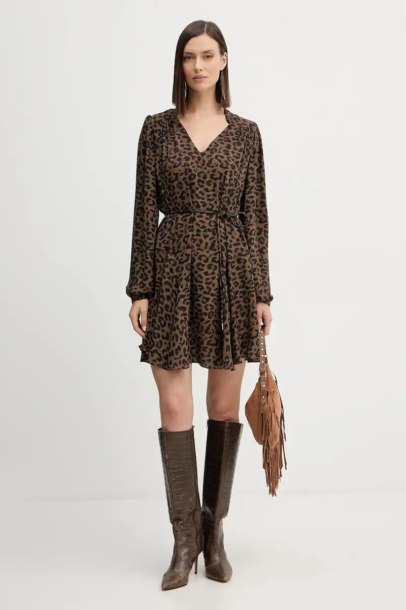 vestito WANDA colore marrone W5BK51 WGLA2 miniatura 2