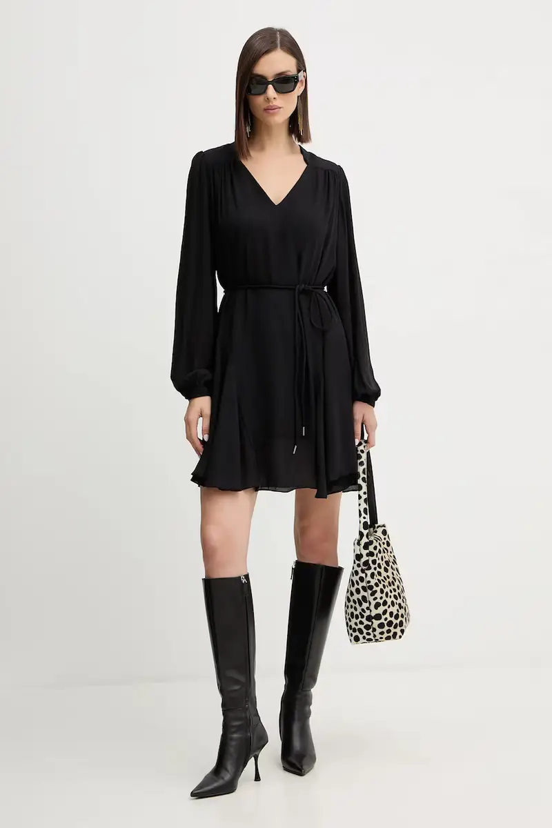 vestito WANDA colore nero W5BK51 WGLA2 miniatura 2