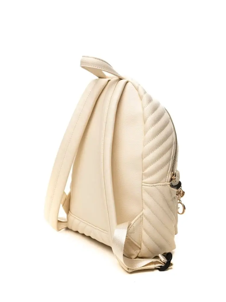 zaino crema bambina con logo miniatura 2