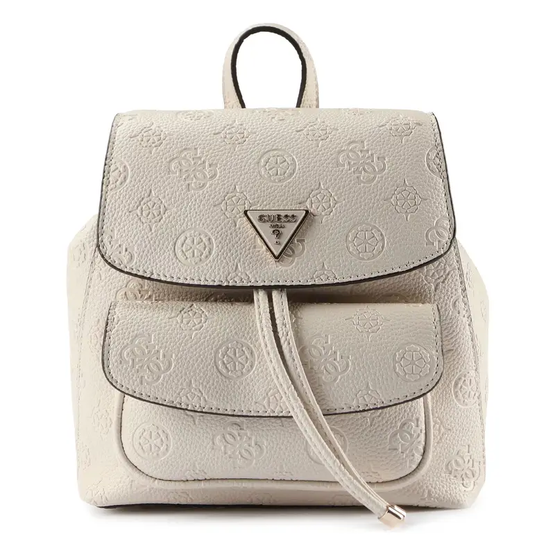 Guess Zaino Cresidia City bianco in finta pelle