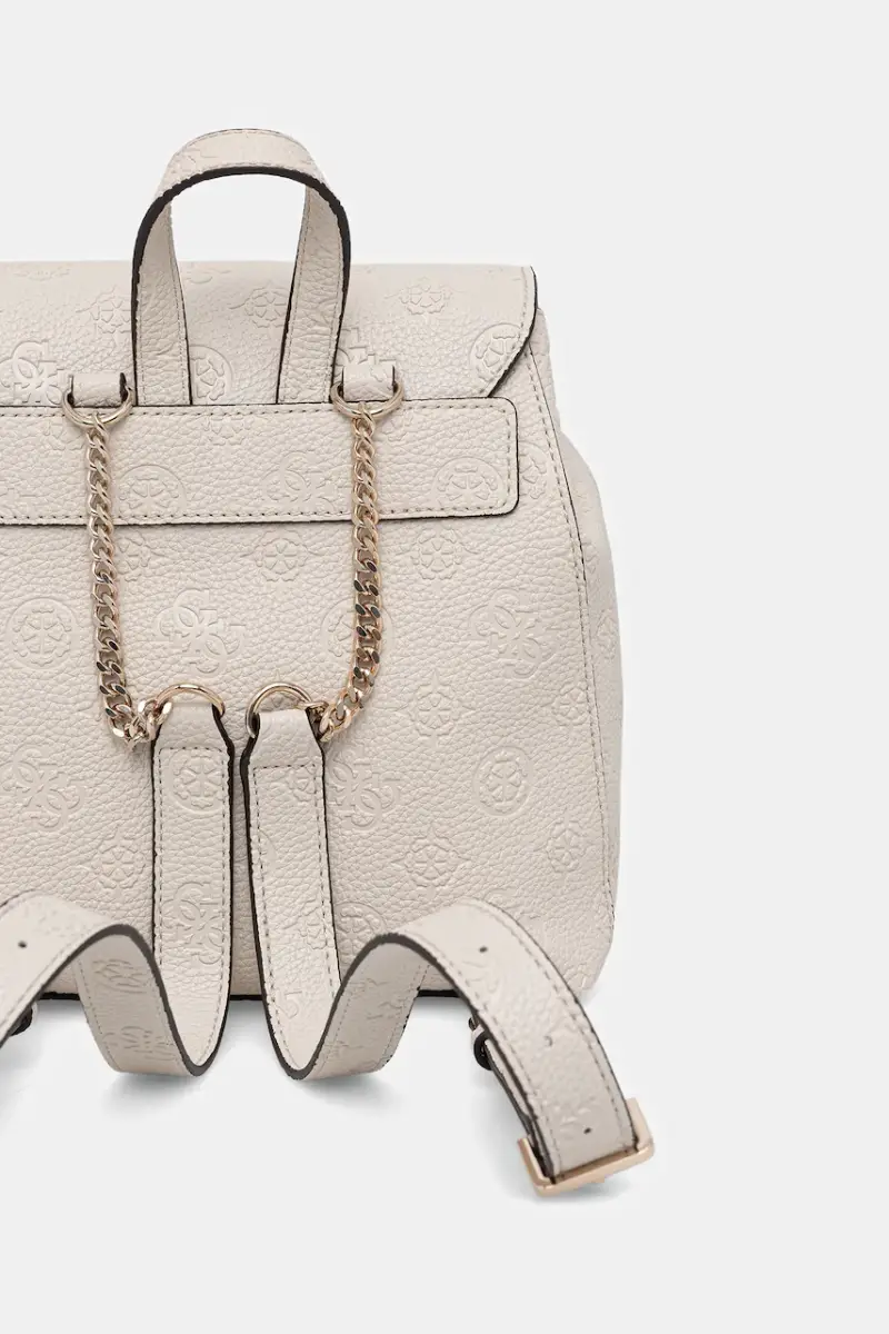 zaino CRESIDIA donna colore beige con applicazione HWPD98 88310 miniatura 3