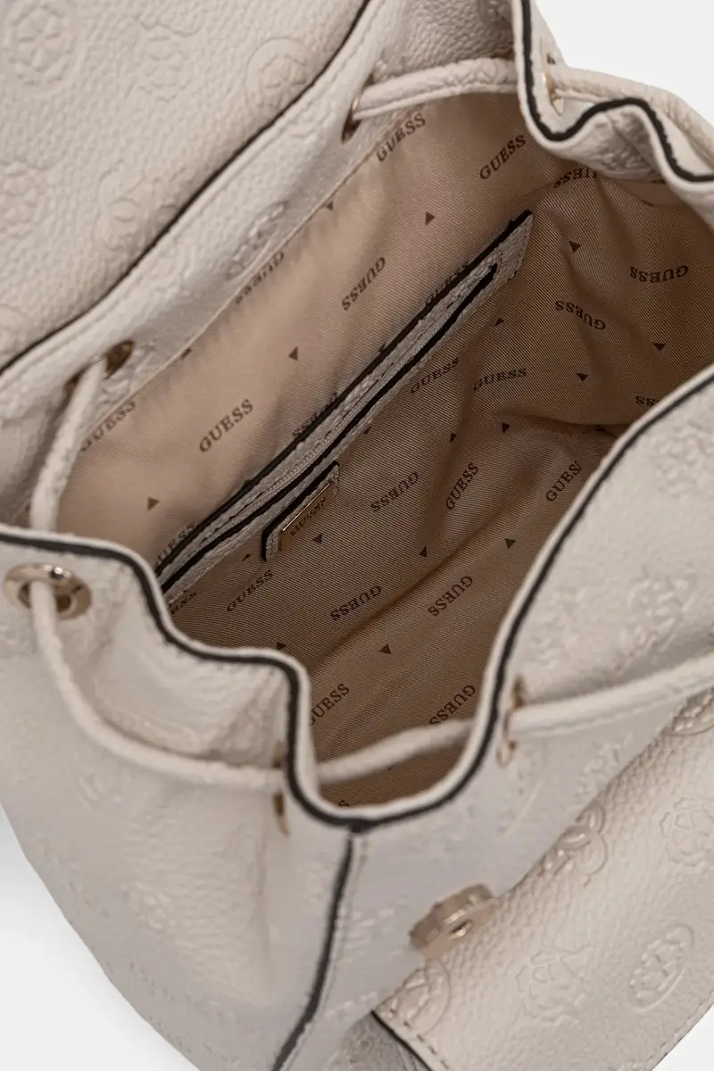 zaino CRESIDIA donna colore beige con applicazione HWPD98 88310 miniatura 5