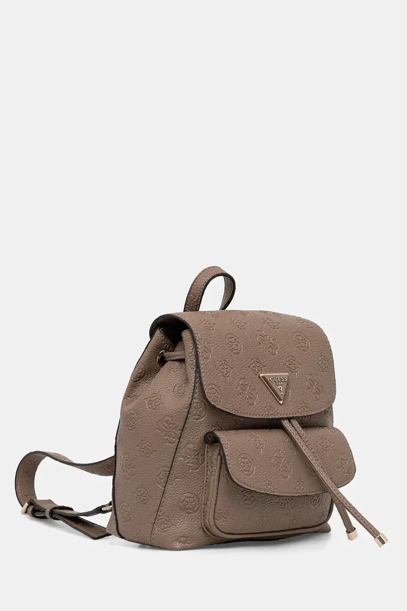 zaino CRESIDIA donna colore beige con applicazione HWPD98 88310 Marrone miniatura 2