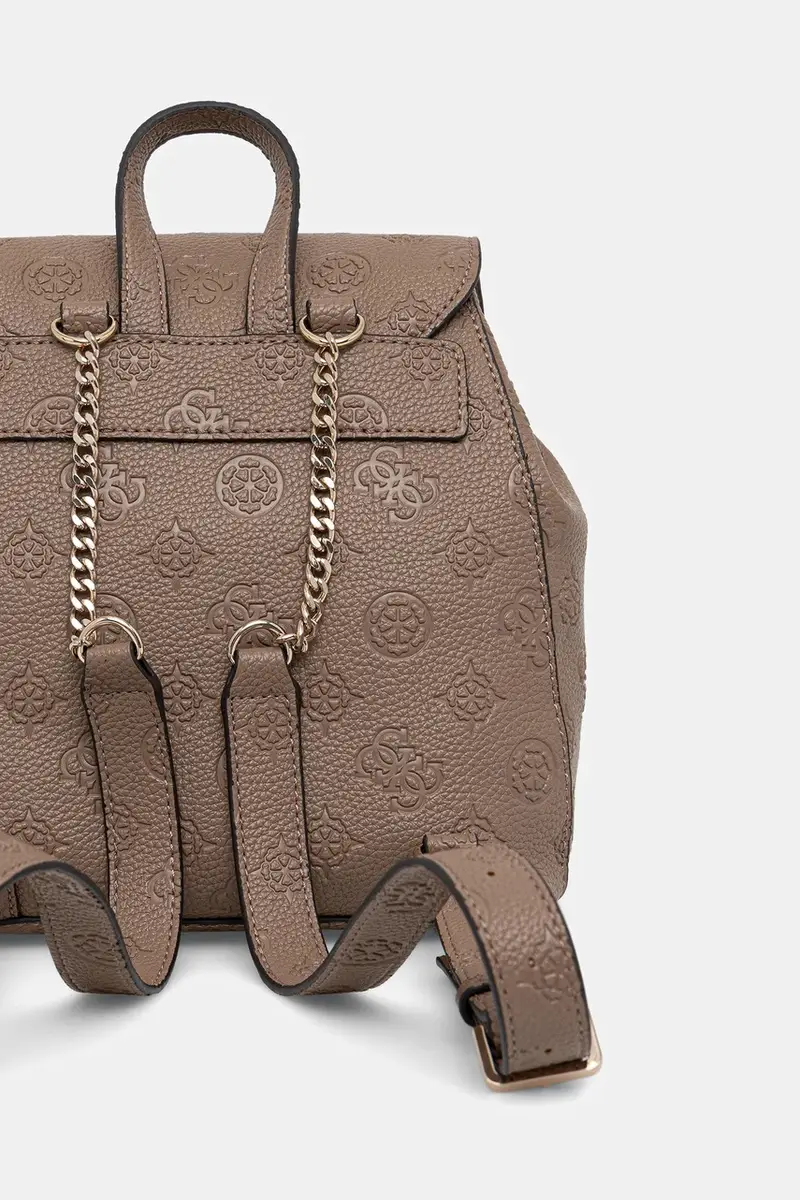 zaino CRESIDIA donna colore beige con applicazione HWPD98 88310 Marrone miniatura 3