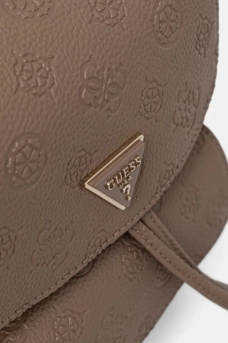 zaino CRESIDIA donna colore beige con applicazione HWPD98 88310 Marrone miniatura 4