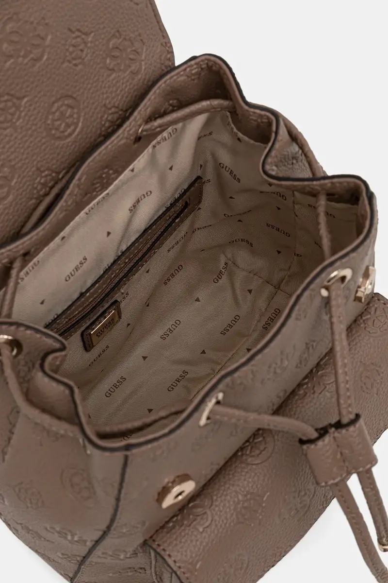 zaino CRESIDIA donna colore beige con applicazione HWPD98 88310 Marrone miniatura 5