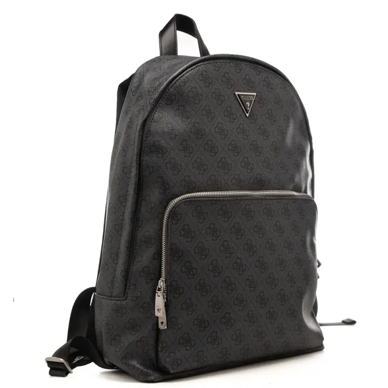 zaino da uomo in pelle martellata con logo 4g all over nero lime miniatura 2