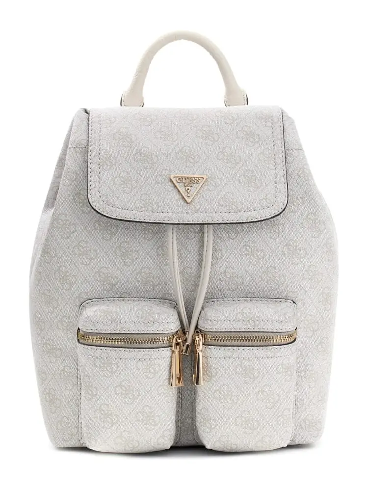 zaino donna manhattan ii avorio con tasche