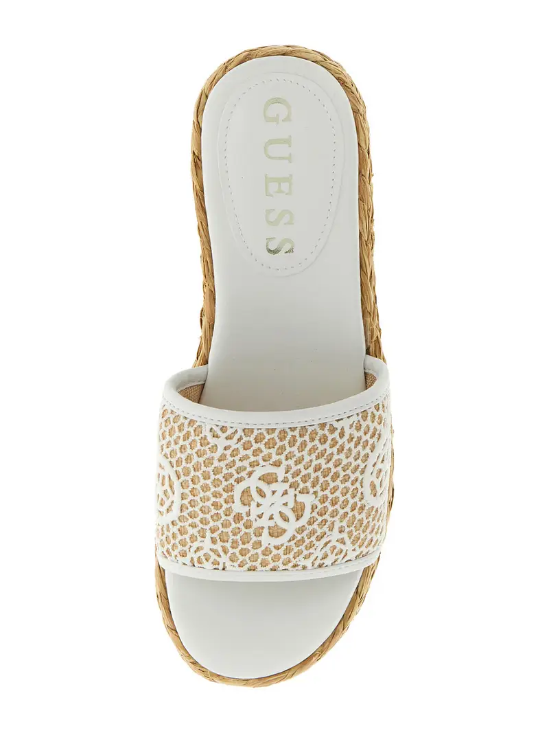 Zoccoletto BINATA sabbia / bianco miniatura 3