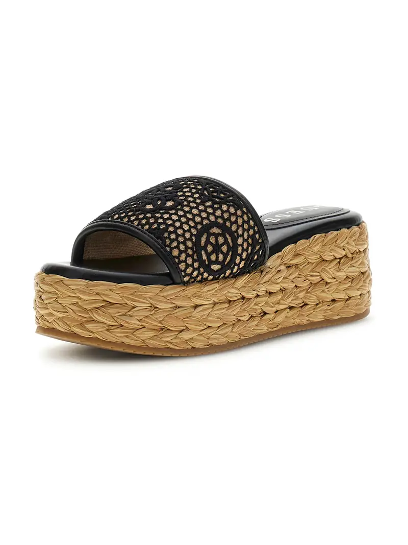 Zoccoletto BINATA sabbia / nero