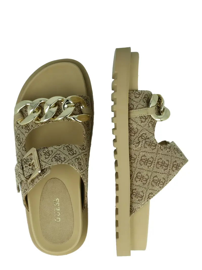 Zoccoletto Fatema beige scuro / seppia miniatura 2