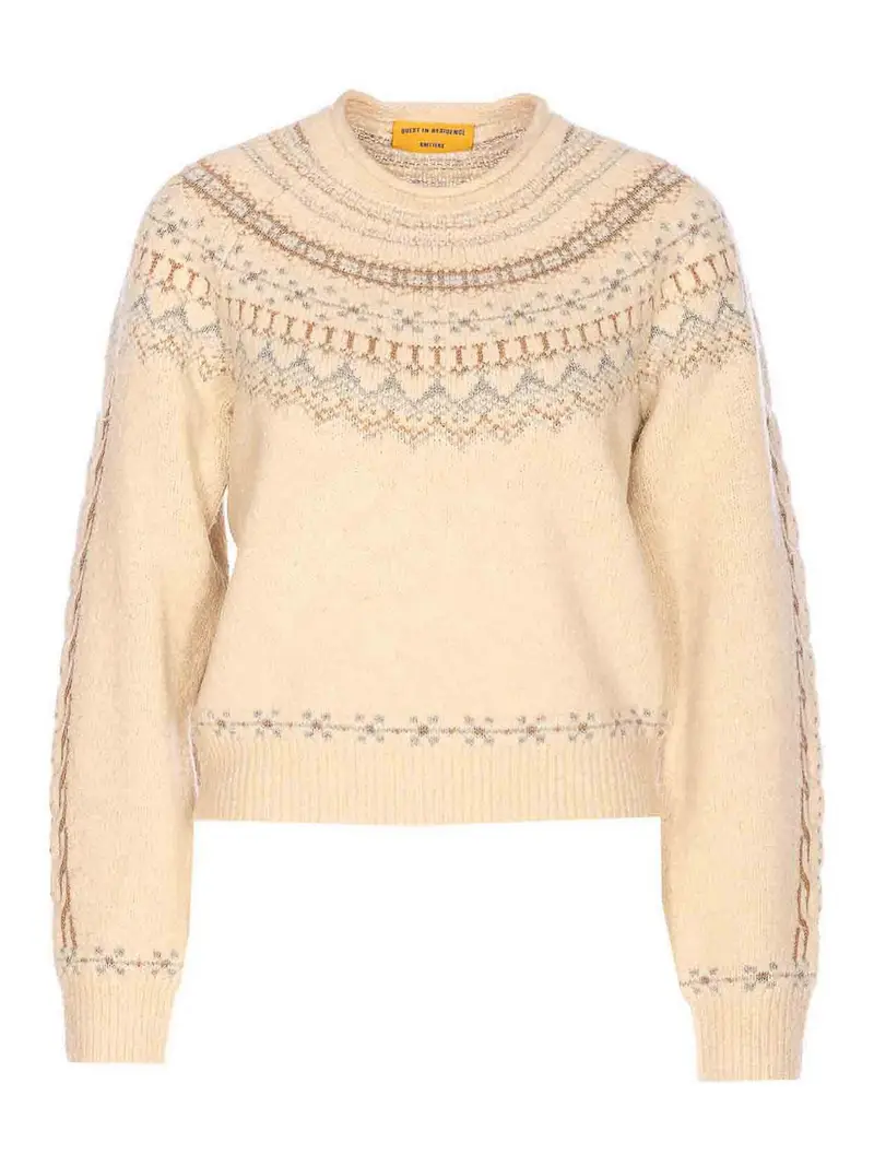 Maglione chalet nuvola bianca Bianco